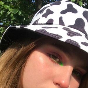 Urban Outfitters Cow Bucket Hat